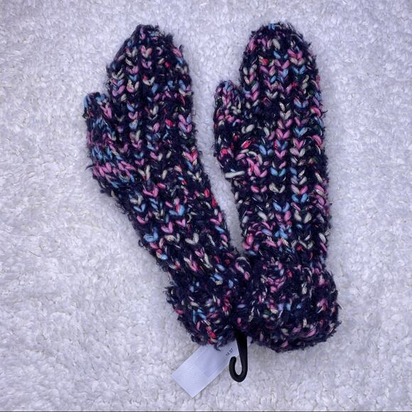 Melrose and Market Black Multicolor Knit Gloves - Picture 4 of 6